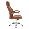 Καρέκλα γραφείου διευθυντή Sonar pakoworld pu καφέ ταμπά Pakoworld 033-000015