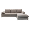 Γωνιακός καναπές Cohen pakoworld με αριστερή γωνία ύφασμα μπεζ 240x159x83εκ Pakoworld 035-000033