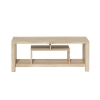 Τραπέζι σαλονιού Tracy pakoworld sonoma 120x60x48.5εκ Pakoworld 049-000096