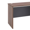 Γραφείο εργασίας Cassius pakoworld μελαμίνης ανθρακί-καρυδί 120x60x75εκ Pakoworld 072-000080