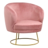 Πολυθρόνα Rony pakoworld βελούδο σάπιο μήλο-πόδι χρυσό μέταλλο 78x75x82εκ Pakoworld 110-000055