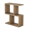 Βοηθητικό τραπέζι σαλονιού Zet pakoworld χρώμα καρυδί 45x17x51εκ Pakoworld 120-000037