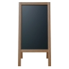 Stand μενού Felex pakoworld καρυδί-μαύρο 50x25x100εκ Pakoworld 120-000162
