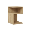 Βοηθητικό τραπέζι Caroly pakoworld μελαμίνη σε φυσική απόχρωση 29.6x31.4x45εκ Pakoworld 120-000457