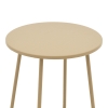 Τραπέζι Bramwell pakoworld μέταλλο μπεζ Φ40x50εκ Pakoworld 152-000046