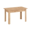 Τραπέζι Quiin pakoworld επεκτεινόμενο μελαμίνης σε oak απόχρωση 120-174x70x73.5εκ Pakoworld 184-000097