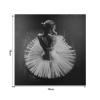 Πίνακας σε καμβά Dancer pakoworld mdf 78x3x78εκ Pakoworld 199-000567