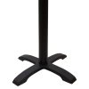 Βάση τραπεζιού Lively pakoworld μαντέμι τετράνυχη μαύρη 62x62x72εκ Pakoworld 217-000012