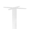 Βάση τραπεζιού bar Stofan pakoworld μεταλλική λευκό 45x45x108εκ Pakoworld 217-000037