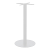 Βάση τραπεζιού bar Closet pakoworld μεταλλική λευκή-μαύρη Φ40x108εκ Pakoworld 217-000041