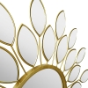 Καθρέπτης Flower pakoworld χρυσό 83x2.5x83εκ Pakoworld 233-000002