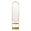 Καθρέπτης Anelsa pakoworld χρυσό 45.5x25x180εκ Pakoworld 233-000031