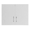 Πατάρι ντουλάπας Zelia pakoworld δίφυλλο λευκό 79x42x60εκ Pakoworld 249-000037