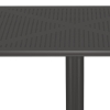 Τραπέζι Groovy pakoworld PP ανθρακί 80x80x74.5εκ Pakoworld 253-000008