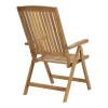 Πολυθρόνα 5 θέσεων Zerco pakoworld πτυσσόμενη ξύλο ακακίας φυσικό 61x65x110εκ Pakoworld 282-000006
