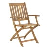 Πολυθρόνα Mobie pakoworld πτυσσόμενη ξύλο ακακίας φυσικό 56x61x89εκ Pakoworld 282-000014