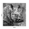 Πίνακας σε καμβά Rhinocery Inart 80x3x80εκ Pakoworld 296-000003