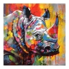 Πίνακας σε καμβά Rhinocery Inart 80x3x80εκ Pakoworld 296-000003