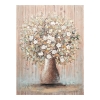 Πίνακας σε καμβά Flowerpot I Inart 70x3x100εκ Pakoworld 296-000010