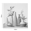 Πίνακας σε καμβά Vase Inart 100x3x100εκ Pakoworld 296-000018