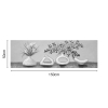Πίνακας σε καμβά 3D Vase II Inart 150x3x50εκ Pakoworld 296-000022
