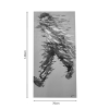 Πίνακας σε καμβά Walking Inart 70x3x140εκ Pakoworld 301-000011