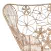 Πολυθρόνα Jake Inart με μπεζ μαξιλάρι-φυσικό rattan 110x82x145εκ Pakoworld 314-000005