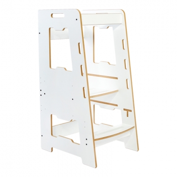 Πύργος εκμάθησης Farsene pakoworld λευκό mdf 40x50x90εκ