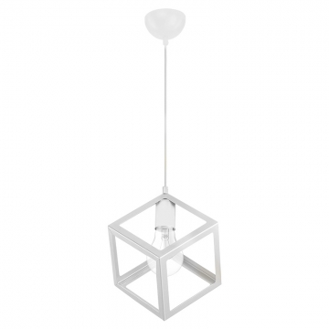 Φωτιστικό οροφής μονόφωτο Deepora pakoworld Ε27 λευκό Φ20x70εκ