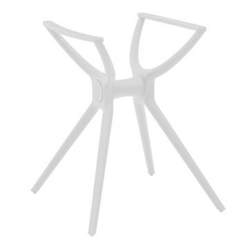 Βάση τραπεζιού Herno pakoworld λευκό pp 60x61x73εκ