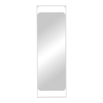 Καθρέπτης Piza Inart λευκό μέταλλο 45x2x140εκ